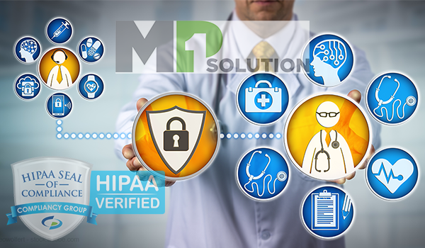 MP1 solution for online hipaa certification